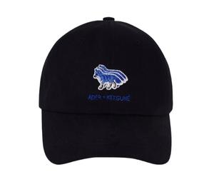 Buy Ader Error x Maison Kitsune Triple Fox Cap Black at Sasom – Authentic and Ready to Ship