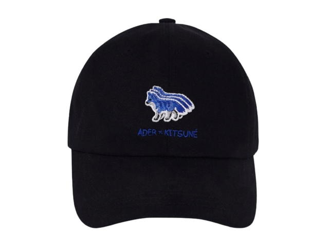 Ader Error Ader Error x Maison Kitsune Triple Fox Cap Black - view 1