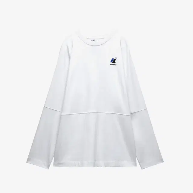 Ader Error Ader Error x Zara Premium Cotton Long Sleeve T-Shirt White - view 2