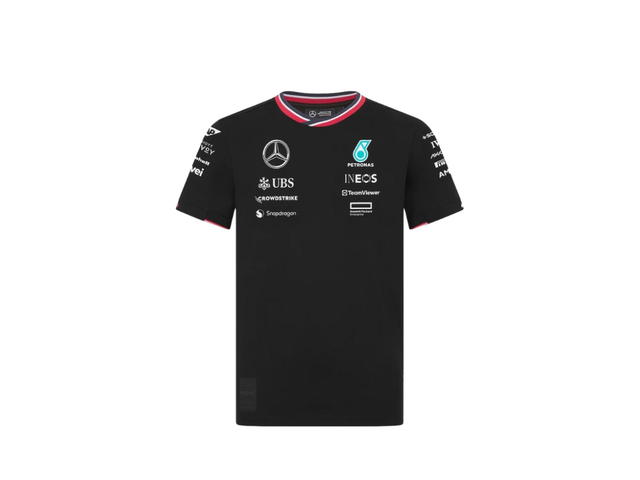 adidas adidas Mercedes AMG Petronas F1 2024 Team Driver T-Shirt Black - view 1