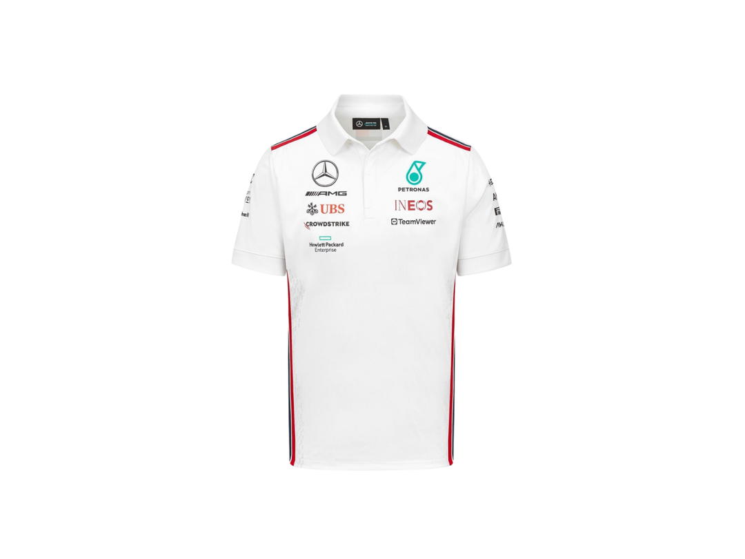 adidas adidas Mercedes AMG Petronas Formula One Team 2023 Polo White