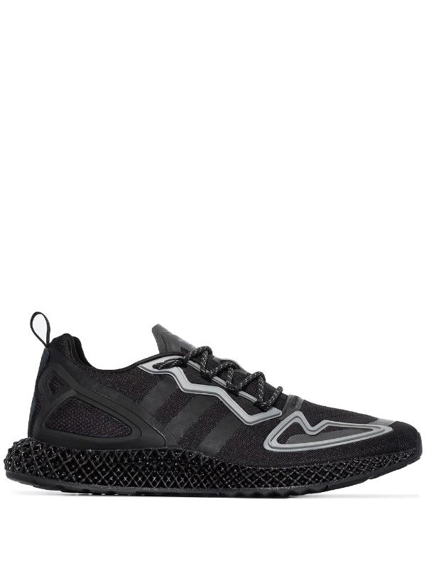 adidas ZX 2K 4D trainers in triple black