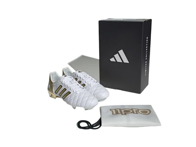adidas adidas 11Pro FG Toni Kroos Cloud White Core Black Gold Metallic - view 7