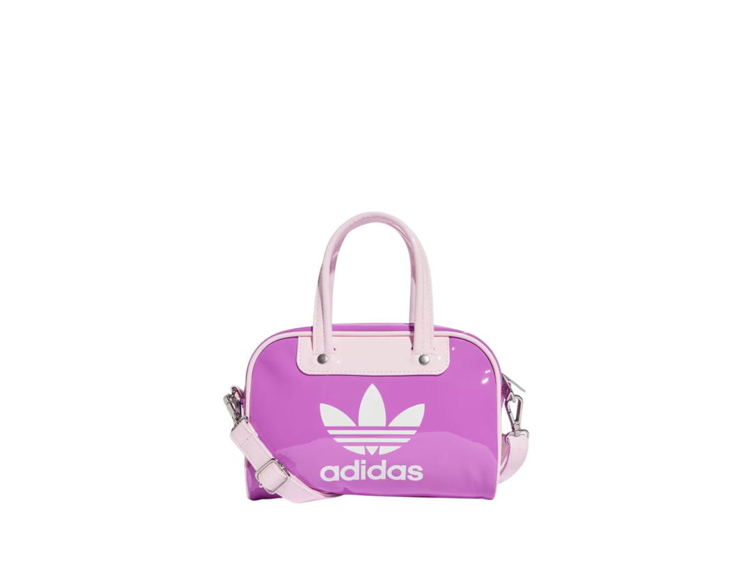 adidas adidas Adicolor Mini Bowling Bag Purple Burst White