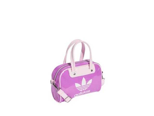 adidas adidas Adicolor Mini Bowling Bag Purple Burst White - view 2
