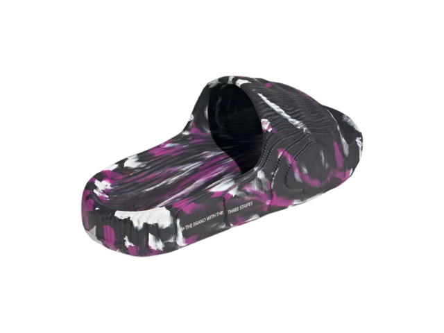 adidas adidas Adilette 22 Slides Carbon Wonder White Flash Pink - view 4