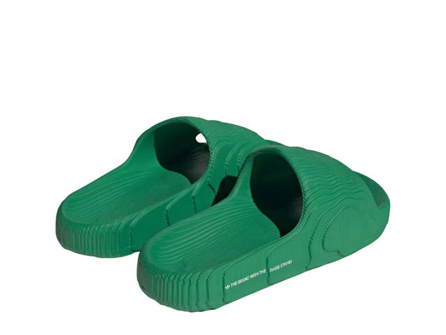 adidas adidas Adilette 22 Slides Green-Cloud White - view 2