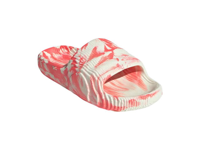 adidas adidas Adilette 22 Slides Ivory Solar Red - view 3