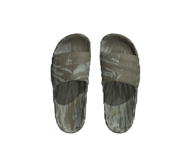 adidas adidas Adilette 22 Slides Olive Strata Silver Green - view 4
