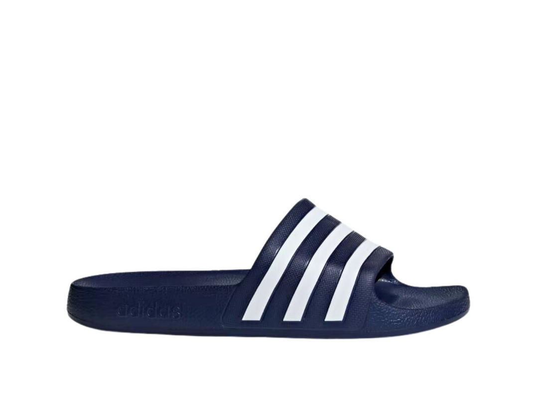 adidas adidas Adilette Aqua Slides Dark Blue Cloud White