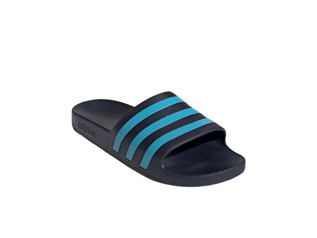 adidas adidas Adilette Aqua Slides Legend Ink Bright Cyan - view 3