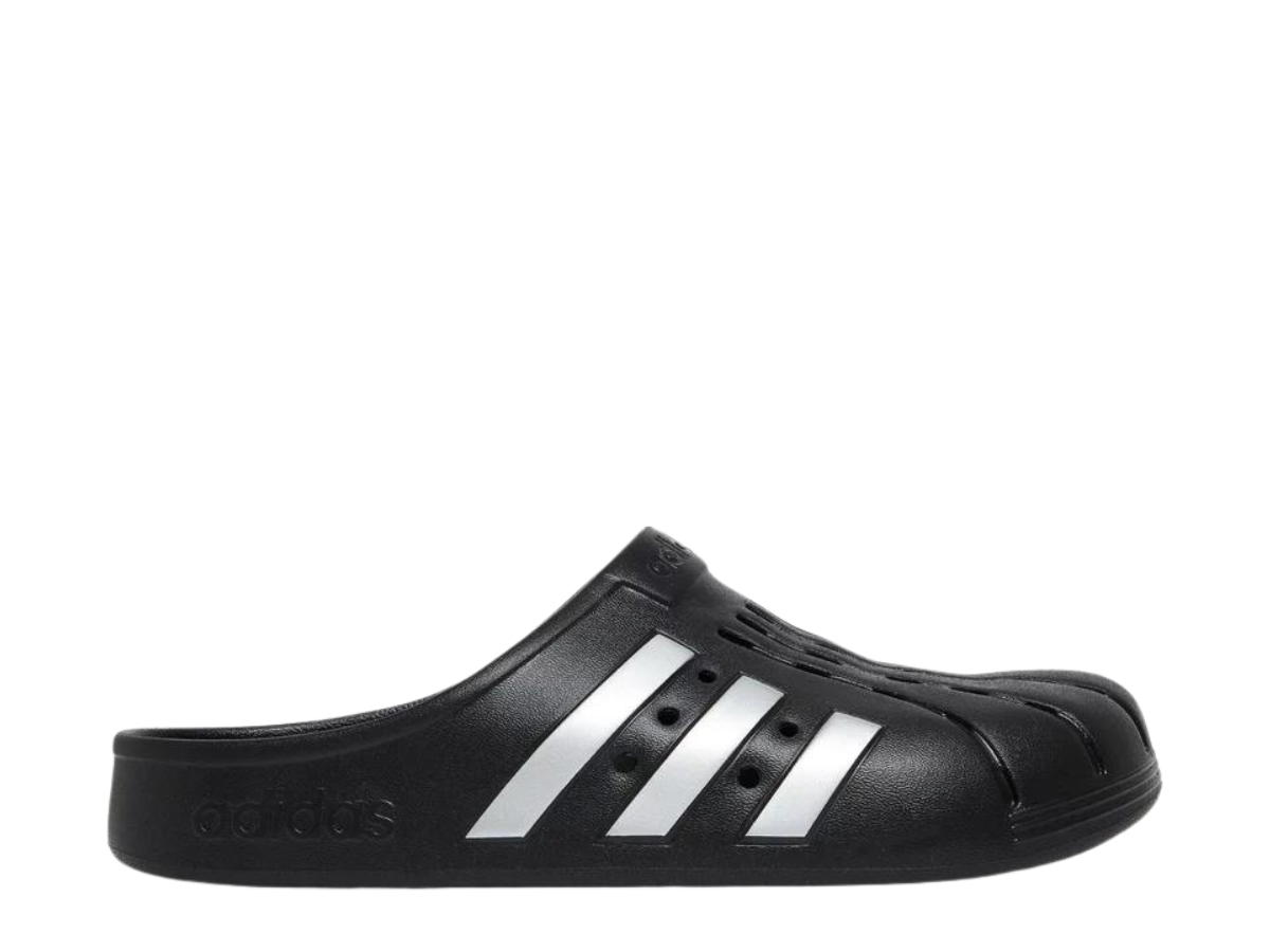 adidas adidas Adilette Clog Black Silver