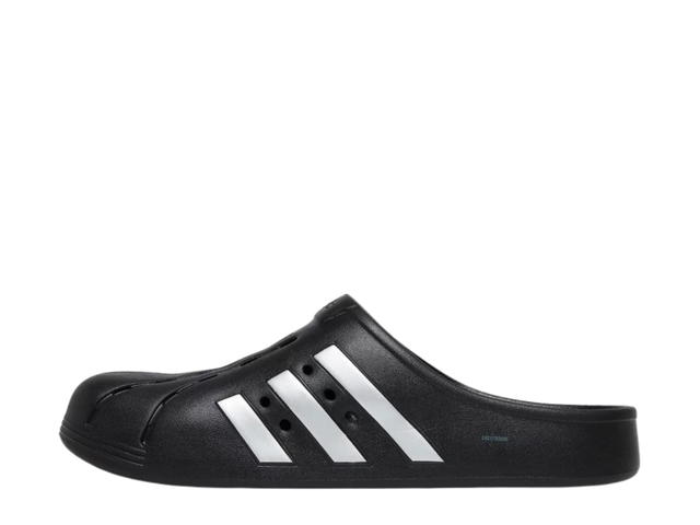 adidas adidas Adilette Clog Black Silver - view 2