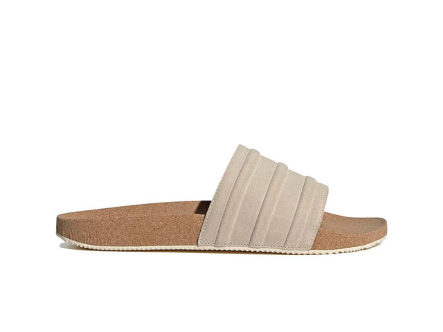 adidas adidas adilette Premium Slides Wonder White Cork - view 1