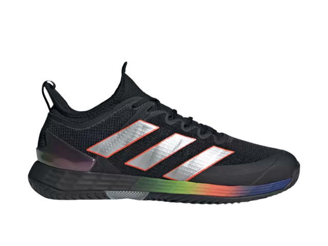 adidas Adidas Adizero Ubersonic 4 Tennis Core Black Silver Metallic And Solar Red - view 1