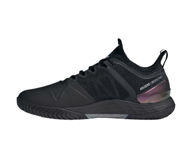 adidas Adidas Adizero Ubersonic 4 Tennis Core Black Silver Metallic And Solar Red - view 2