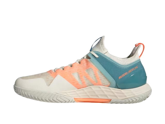 adidas adidas Adizero Ubersonic 4 Tennis Off White Beam Orange - view 2