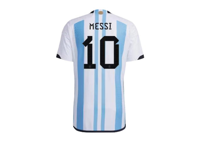 adidas adidas Argentina 2022-23 Authentic Messi Home Jersey White Light Blue - view 2