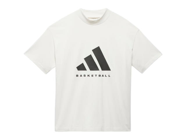 adidas Adidas Basketball Tee Cloud White - view 1