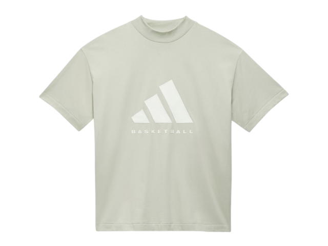 adidas Adidas Basketball Tee Halo Green - view 1