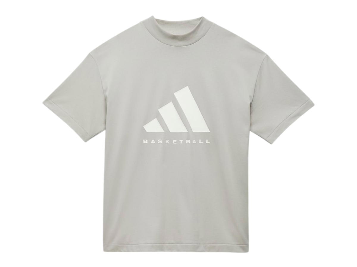 adidas adidas Basketball Tee Metal Grey