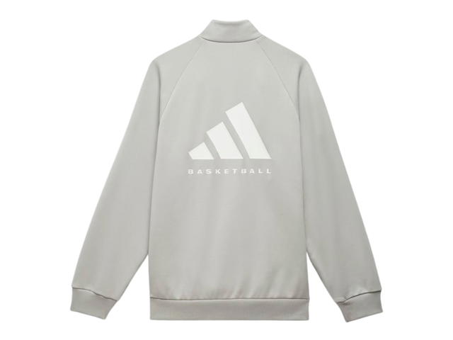 adidas adidas Basketball Track Jacket Metal Grey - view 2