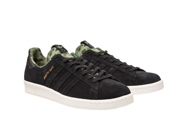 adidas adidas Campus 80s Undefeated x Bape Black - view 2