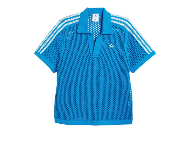 adidas adidas Clot Crochet Polo By Edison Chen Bright Blue - view 1