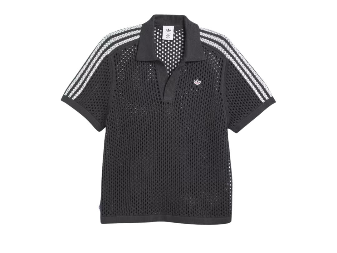 adidas adidas Clot Crochet Polo By Edison Chen Carbon