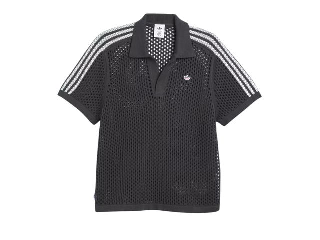 adidas adidas Clot Crochet Polo By Edison Chen Carbon - view 1