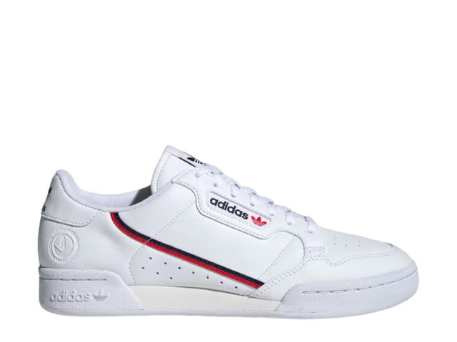 adidas adidas Continental 80 Vegan Shoes Cloud White-Collegiate Navy-Scarlet - view 1
