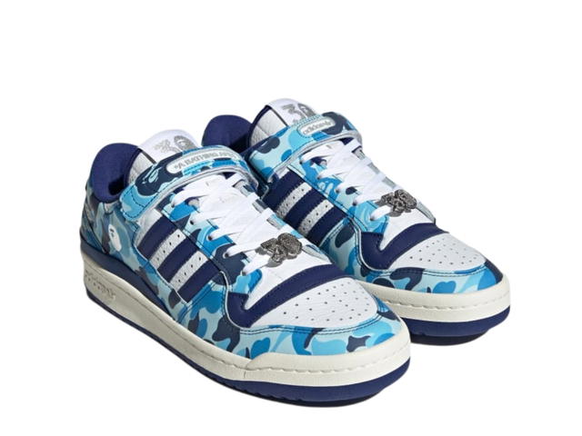 adidas adidas Forum 84 Low Bape 30th Anniversary Blue Camo - view 3