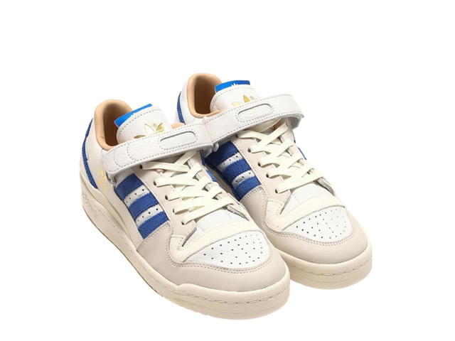 adidas adidas Forum 84 Low White Blue Gold Metallic - view 3