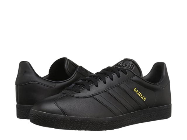 adidas adidas Gazelle Black/Black-Gold Metallic - view 3