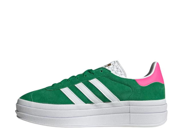 adidas adidas Gazelle Bold Green Lucid Pink (Women's) - view 2