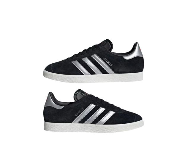 adidas adidas Gazelle Core Black Silver Metallic - view 3
