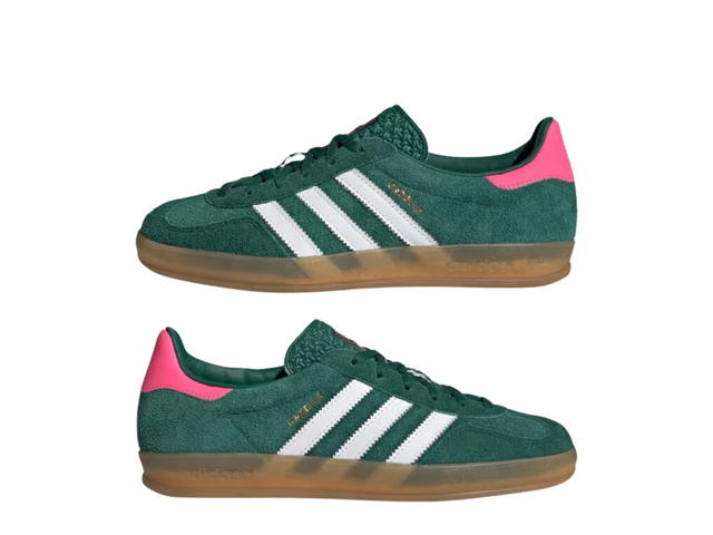 adidas adidas Gazelle Indoor Collegiate Green Lucid Pink (Women's) - view 3