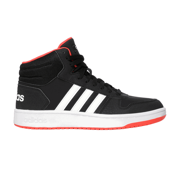 adidas adidas Hoops 2.0 Mid J 'Black Hi-Res Red'