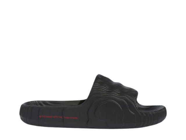 adidas adidas Adilette 22 Slides Black Scarlet - view 1