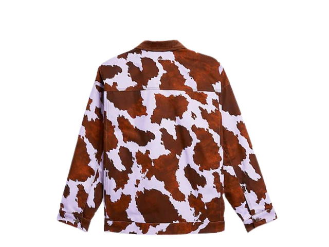 adidas adidas Ivy Park Denim Cow-Print Jacket AOP Cow Hide Purple Glow - view 2