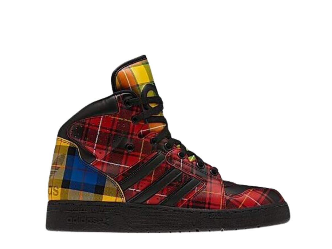 adidas adidas Jeremy Scott Instinct Hi Tartan Plaid