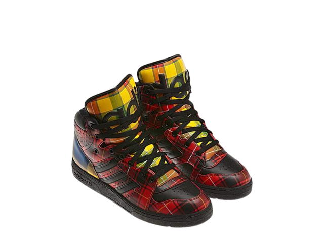 adidas adidas Jeremy Scott Instinct Hi Tartan Plaid - view 3