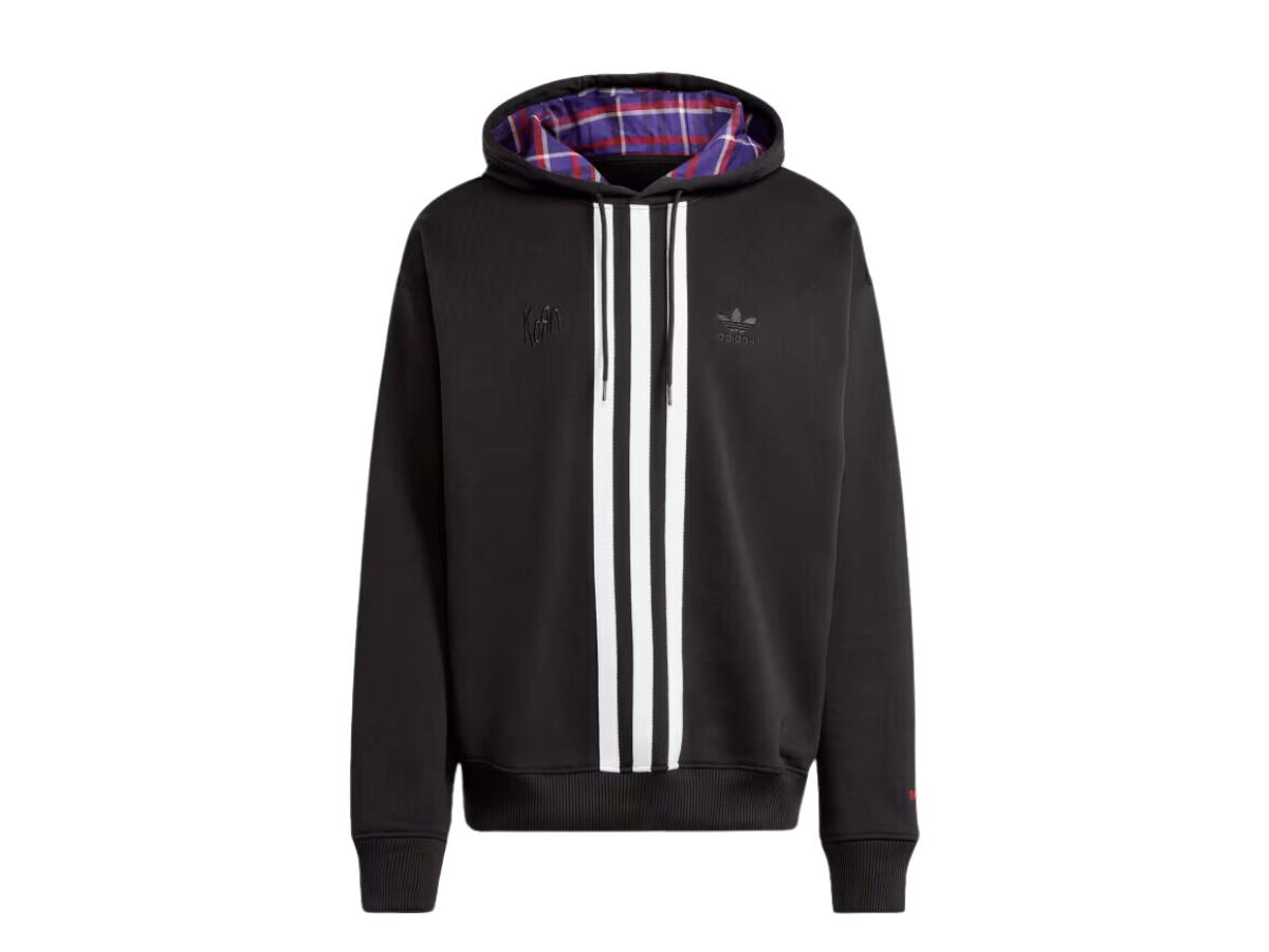 adidas adidas Korn Hoodie Black /Red