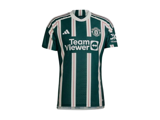 adidas Adidas Manchester United 23/24 Away Authentic Jersey Green Night - view 1