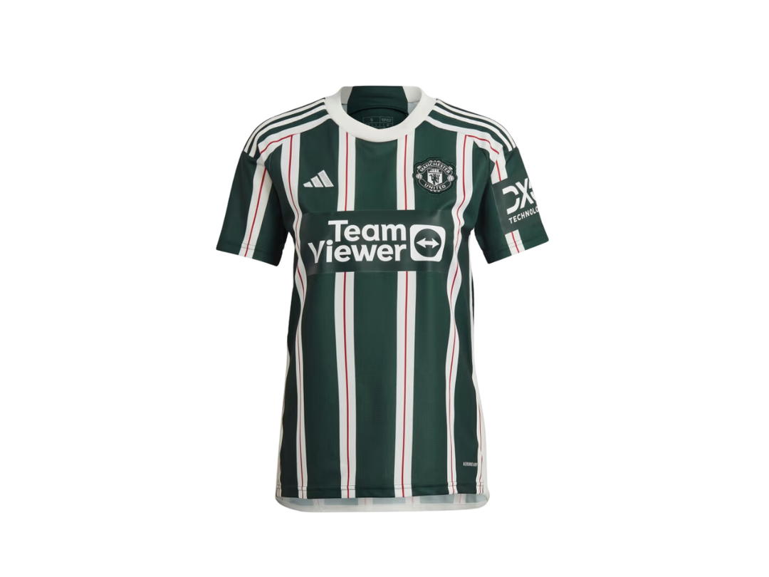 adidas adidas Manchester United 23/24 Away Jersey Green Night Core White Active Maroon