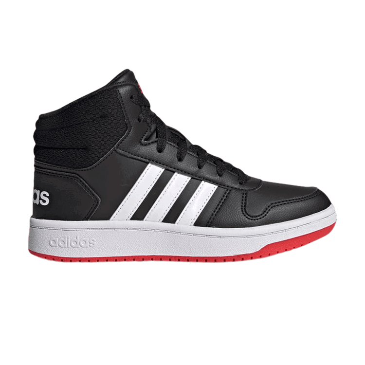 adidas adidas neo Hoops 2.0 Mid J 'Black Vivid Red'