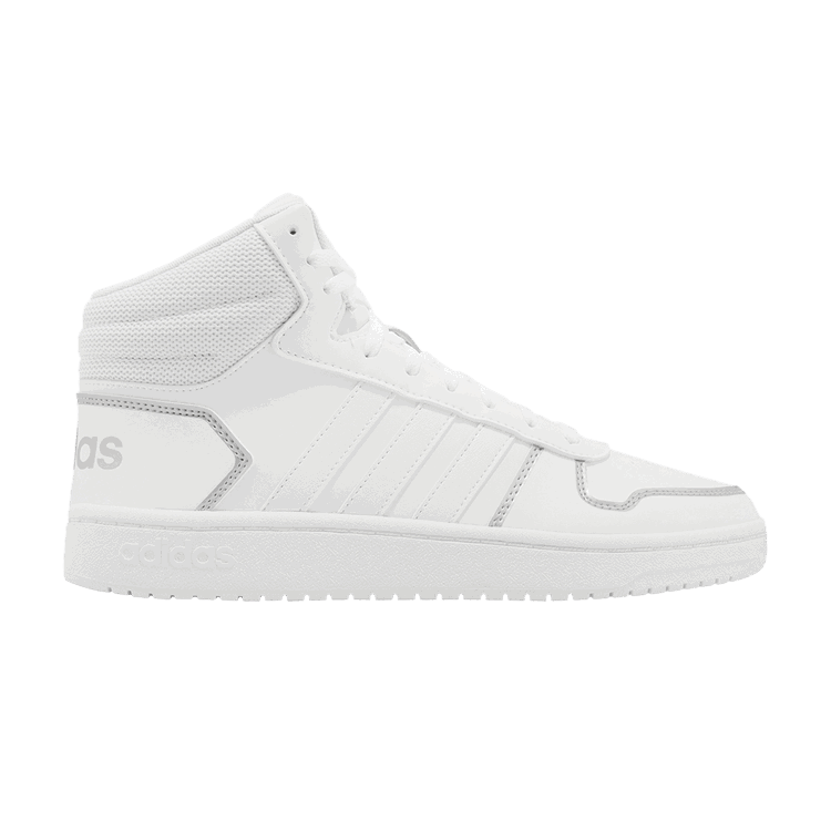 adidas adidas neo Wmns Hoops 2.0 Mid 'White Silver Metallic'