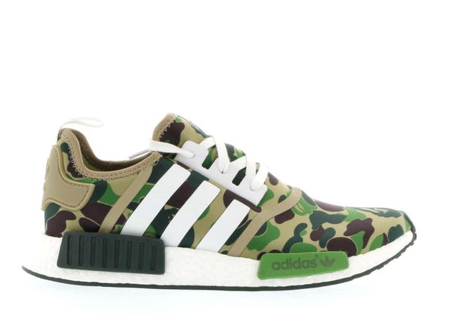 adidas adidas NMD R1 Bape Olive Camo - view 1