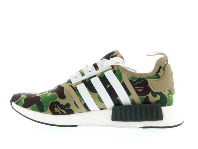 adidas adidas NMD R1 Bape Olive Camo - view 3