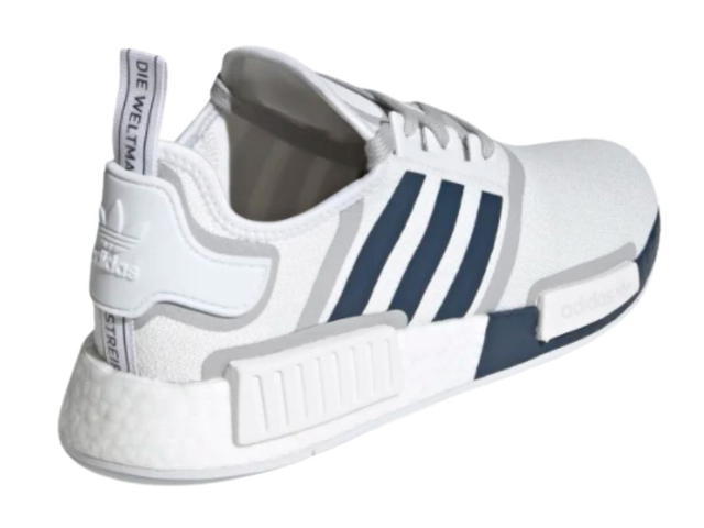 adidas adidas NMD R1 White Crew Navy - view 3